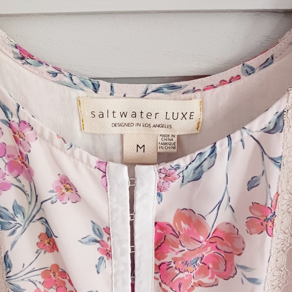 Saltwater Luxe mini dress, fully lined. EUC. Size M - Picture 4 of 5